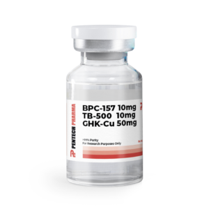 Glow Blend (GHK-CU 50mg/BPC-157 10mg/TB-500 10mg) - Pentech Pharma